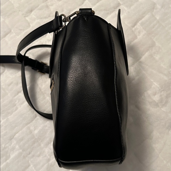 Joy Susan Black Crossbody Bag with Circular Handle - Picture 8 of 14